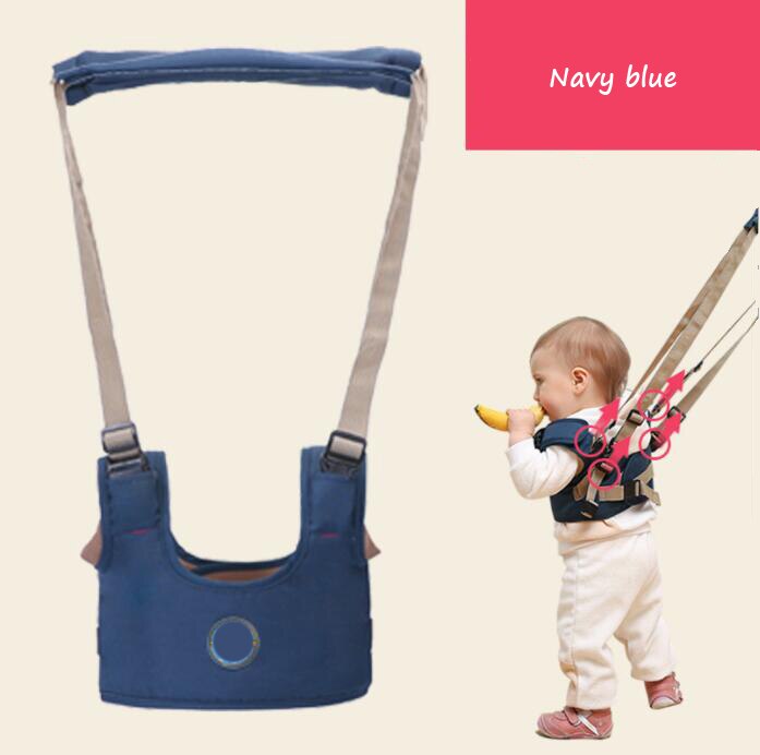 ! Correa de seguridad ajustable de para niños y niñas, arnés de bebé: Navy-blue