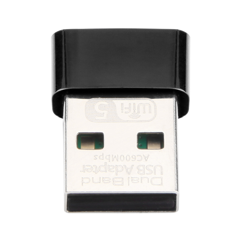 600Mbps 2.4GHz 5G Dual Band USB Wifi Adapter Mini Wireless Network Card External Receiver USB Wi-Fi Adapter Dongle for PC Laptop