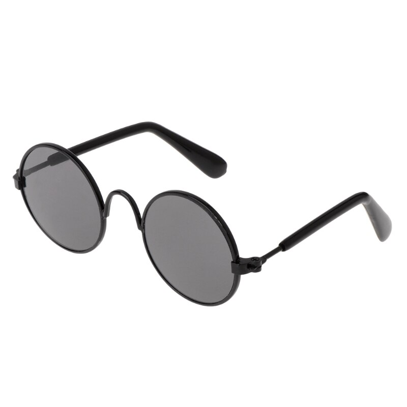 Huisdier Bril Kostuum Zonnebril Ronde Grappige Mode Rekwisieten Hond Kat Supply Producten: black and black