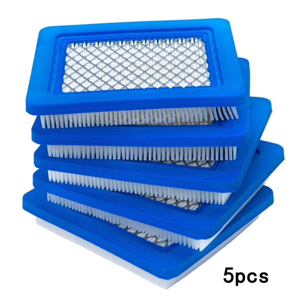 Filtro de aire para cortadora de césped, 5 uds., para Briggs Stratton 491588 399959 491588 Elemento filtrante para desbrozadora de cortacésped S