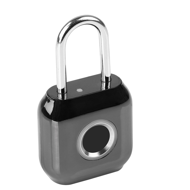 Smart Fingerprint Lock USB Rechargeable Waterproof IP66 Fingerprint Padlock Door Luggage Lock