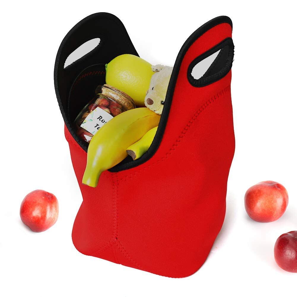 Maison fabre neoprene armazenamento tote saco almoço portátil tamanho grande grande capacidade à prova dwaterproof água bolsas de alimentos levar caso 904