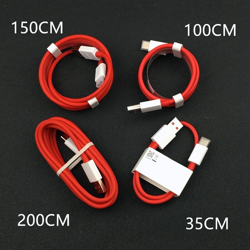 Oneplus 6T Bindestrich Ladegerät Original 5v/4a Schnelle Ladung Adapter 35cm/100cm/150cm/200cm USB Typ C Kabel eins Plus 7 7t Profi 6 t 5 T 3 T