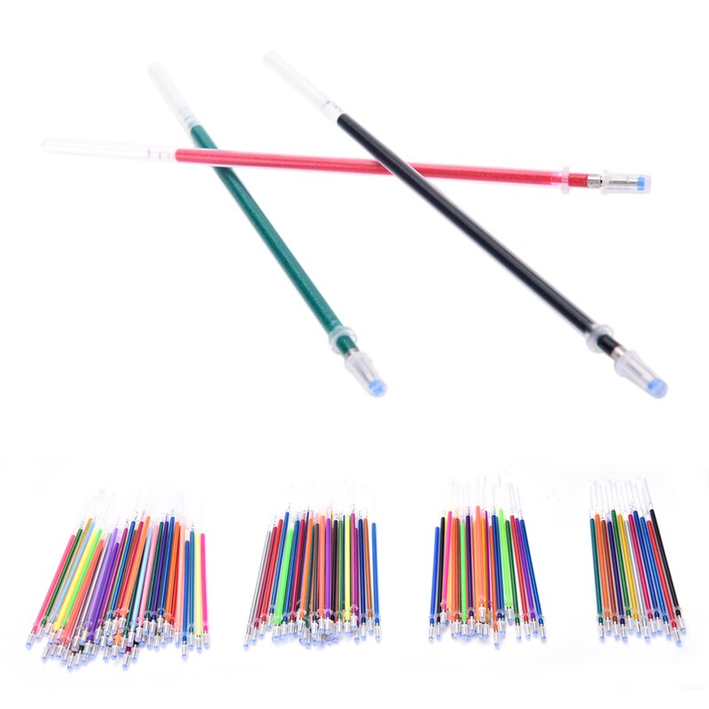 Flash Gel Pen Refill Color Full Shinning Refill Kids Drawing Office Stationery