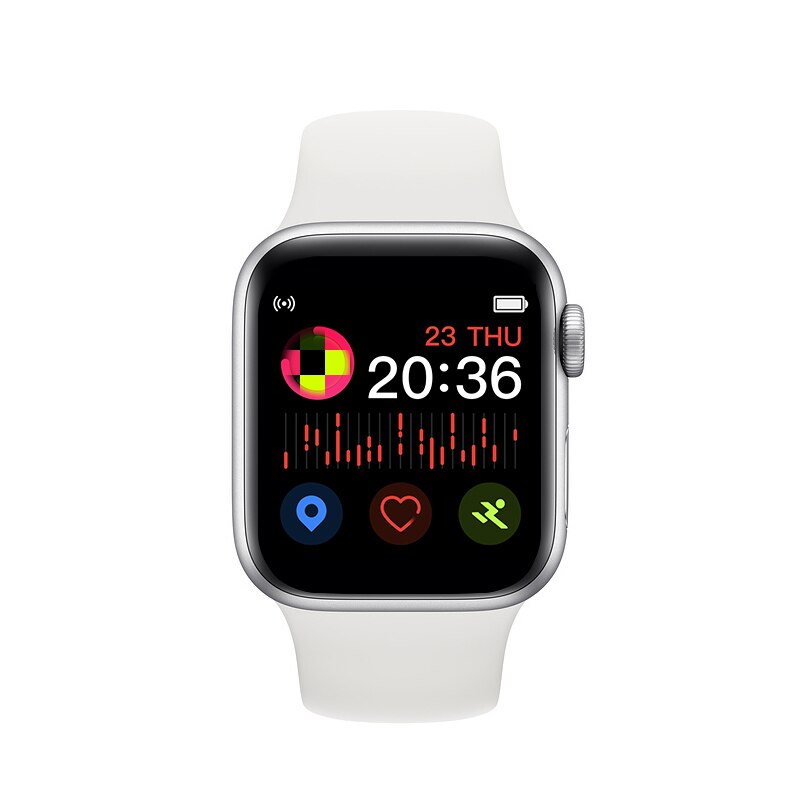 Smartwatch X6 - 1.54" Full Touch - Bluetooth Calls - Music Control - Health Tracker - For Android & iOS: Silver