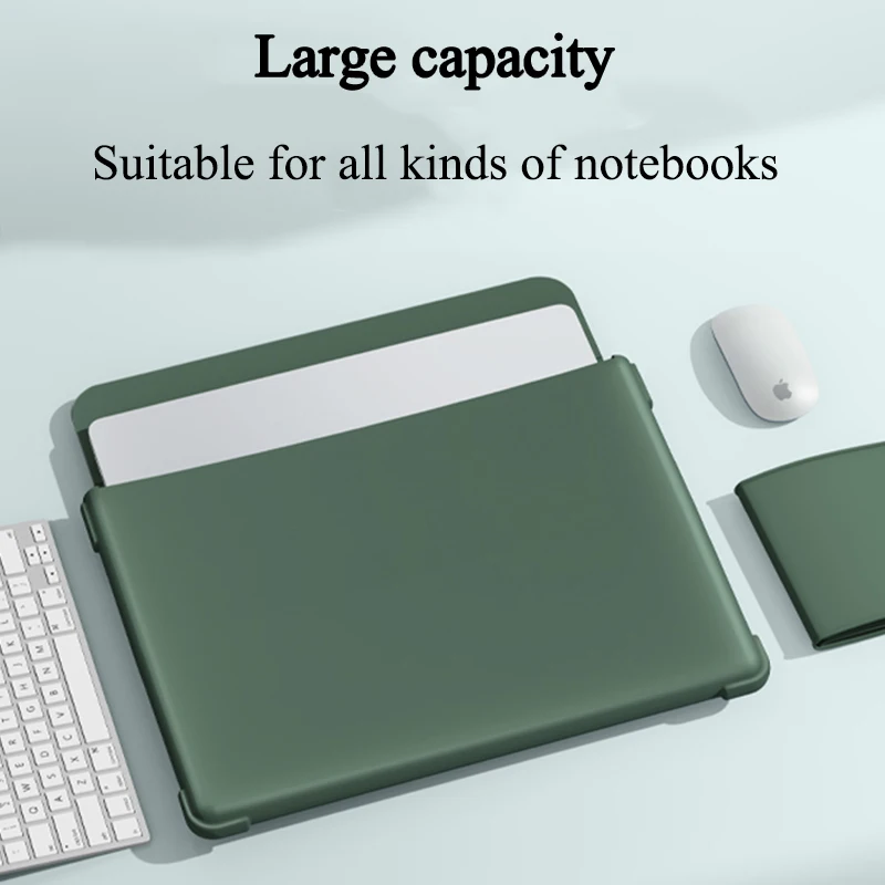 Oatsbasf Silicone Laptop Case Anti-fall and Non-slip Liner Sleeve Bag Laptop Accessories Lightweight and Portable Notebook Cover