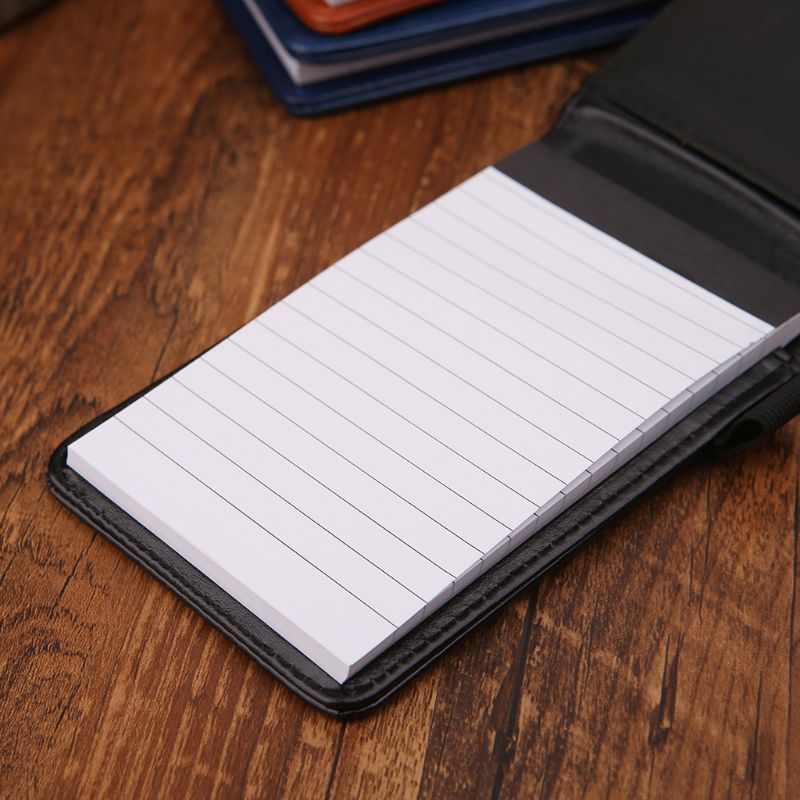 Multifunctionele Pocket Planner A7 Notebook Kleine Notepad Note Book Leather Cover Business Diary Memo Kantoor School Briefpapier Sup