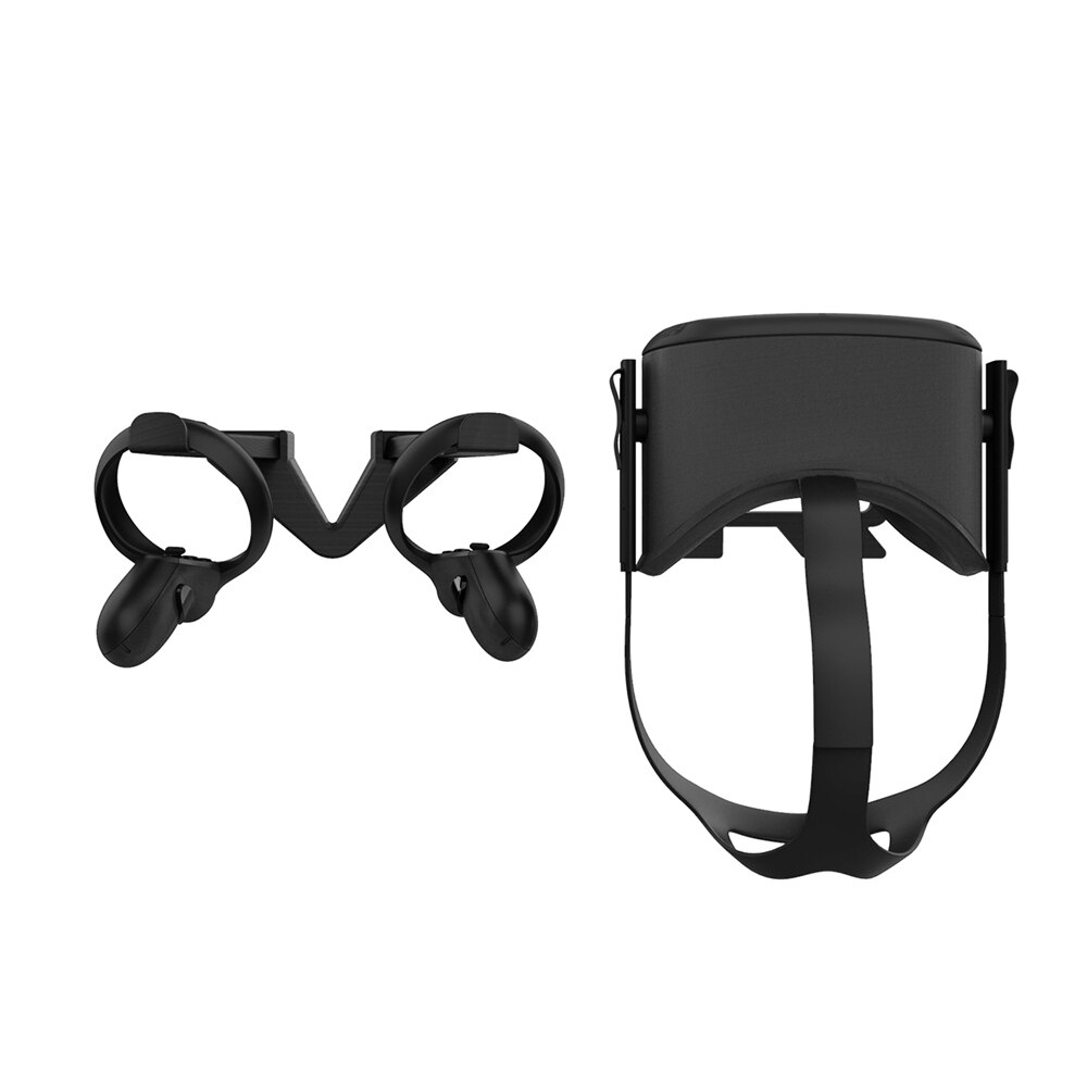 Wall Mount Hook Bracket Holder VR Lens Cover Anti-leakage Nose Pad for Oculus Quest VR Headset and Touch Controllers