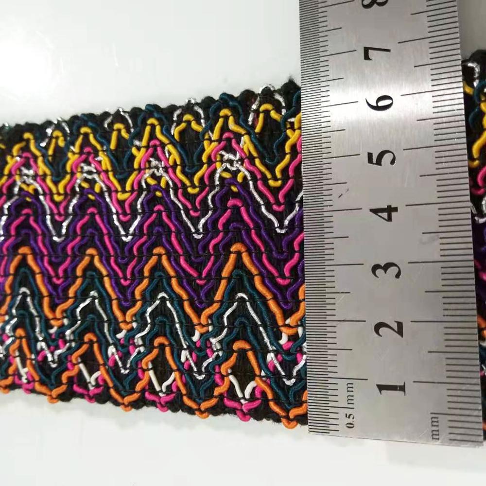 Elastyczna taśma na barana 7-8cm szerokość taśma poliestrowa torba na ubrania wstążka dekoracyjna ozdobna plecionka akcesoria koronkowe robić szycia