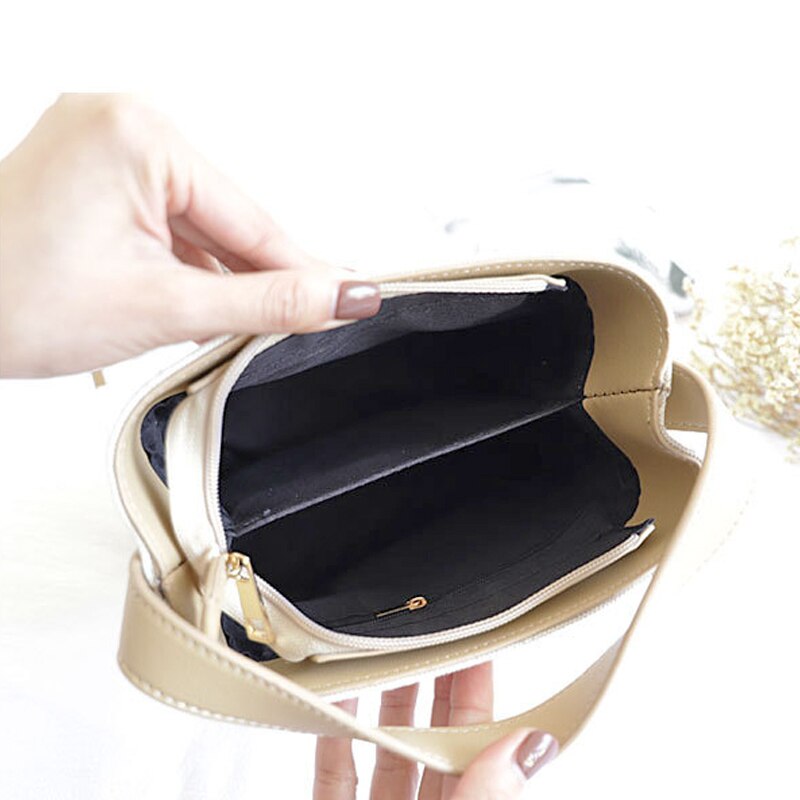 EXCELSIOR PU Patchwork Women's Bucket Bags Shoulder Bags for Women Versatile Crossbody Bag sac a main femme malas ombro