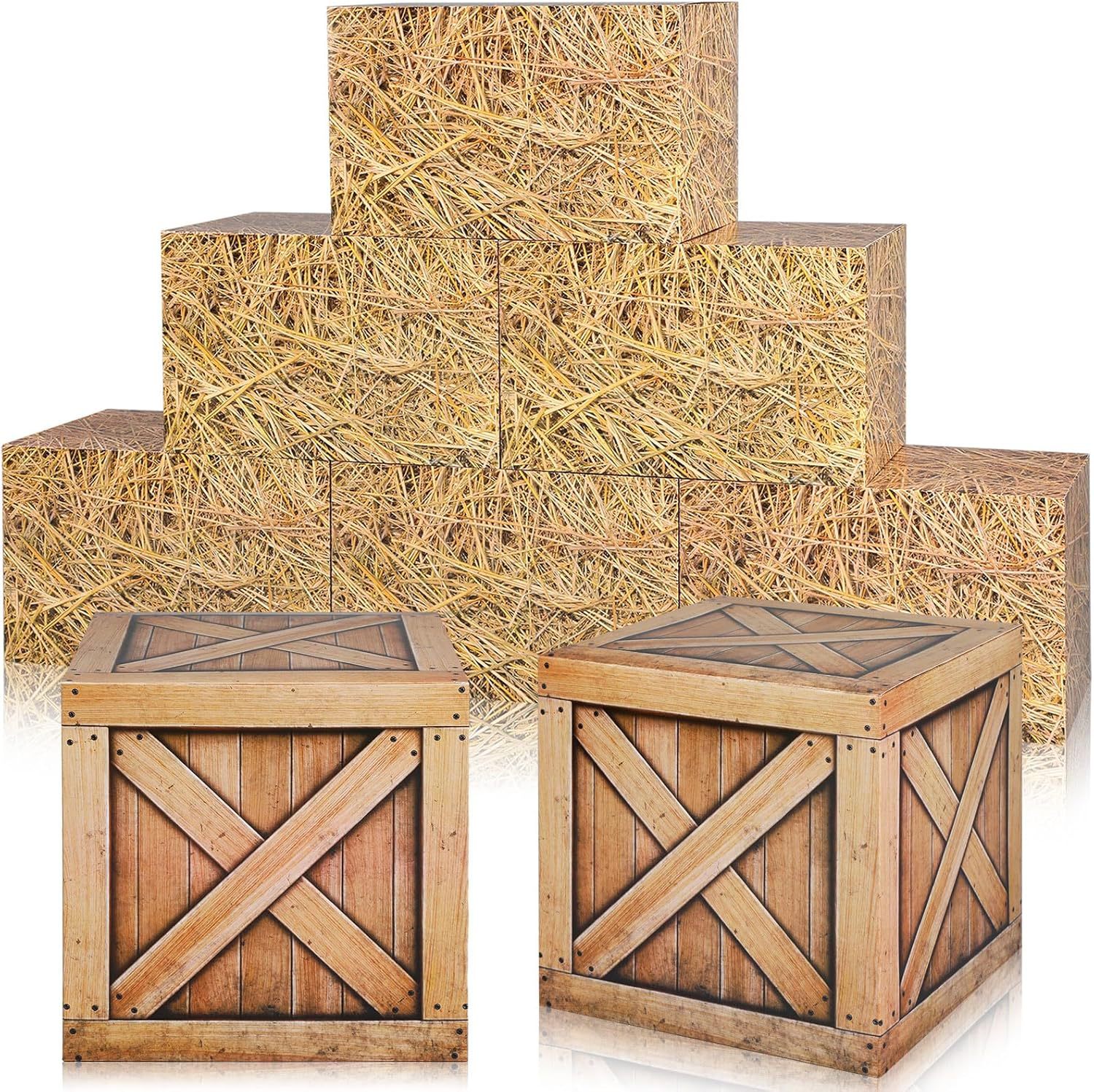 Farm Hay Table Cover Straw Tablecover Cowboy Western Birthday Theme Grass Tablecloth Decorations Hawaiian Luau Party Supplies