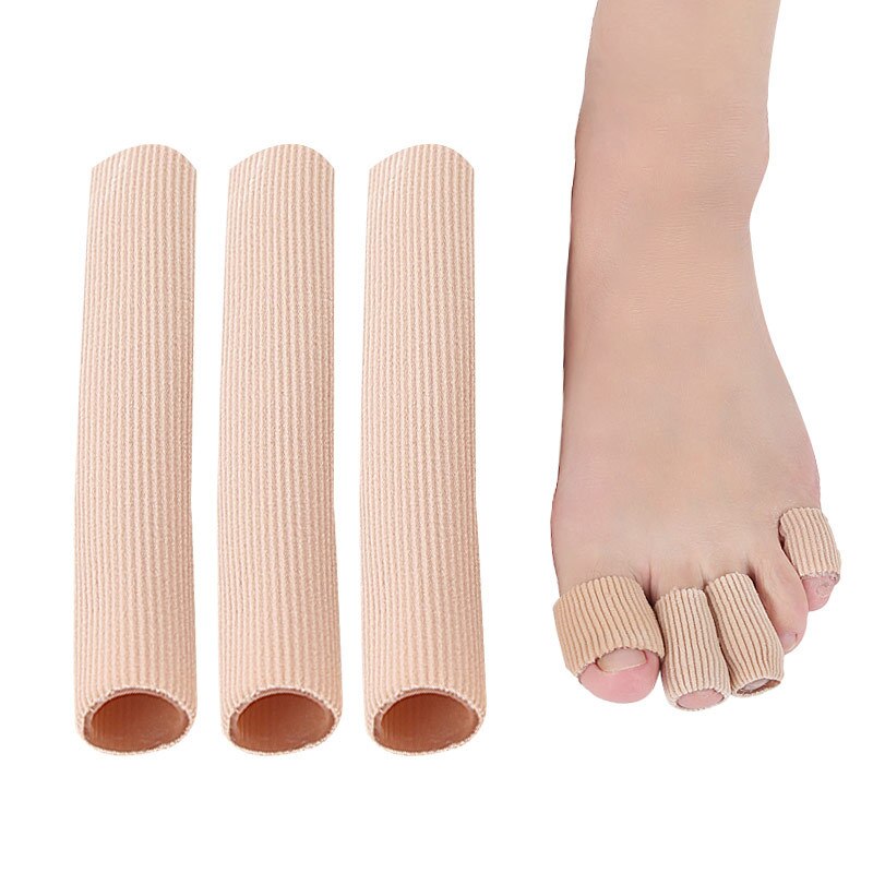 Fabric Toe Straightener Thumb Valgus Protector Silicone Gel Foot Fingers Separator Bunion Adjuster Feet Pads Relief Foot Pain