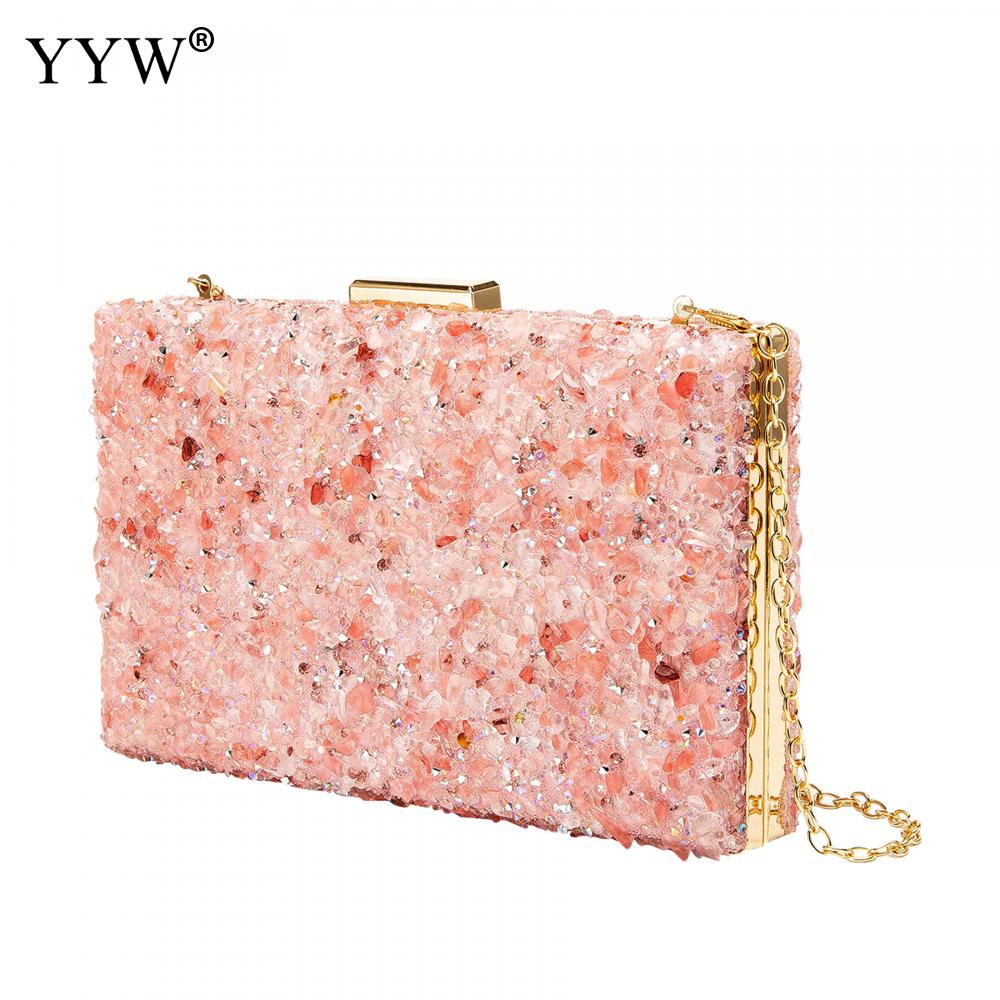 Avondtassen 2022 Multicolor Stenen Clutch Bags Vrouwen Party Purse Avondtassen Koppelingen Party Diner Strass Handtassen Crystal