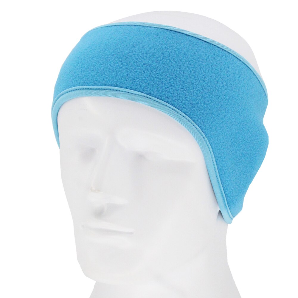 Winddicht Fleece Fietsen Oor Muffs Hoofdband Voor Mannen En Vrouwen Winter Running Yoga Skiën Workout: Light blue