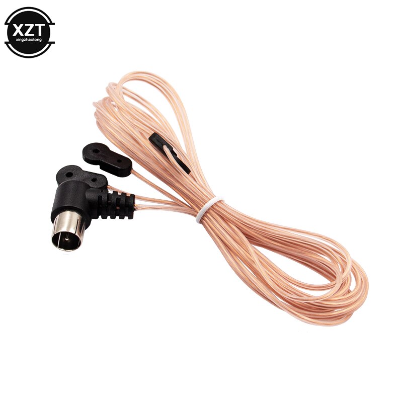 Antena dipolo aérea de cobre para interior, Radio HD en forma de T, conector PAL macho/hembra, 75 OFM, uso para YAMAHA AM/FM
