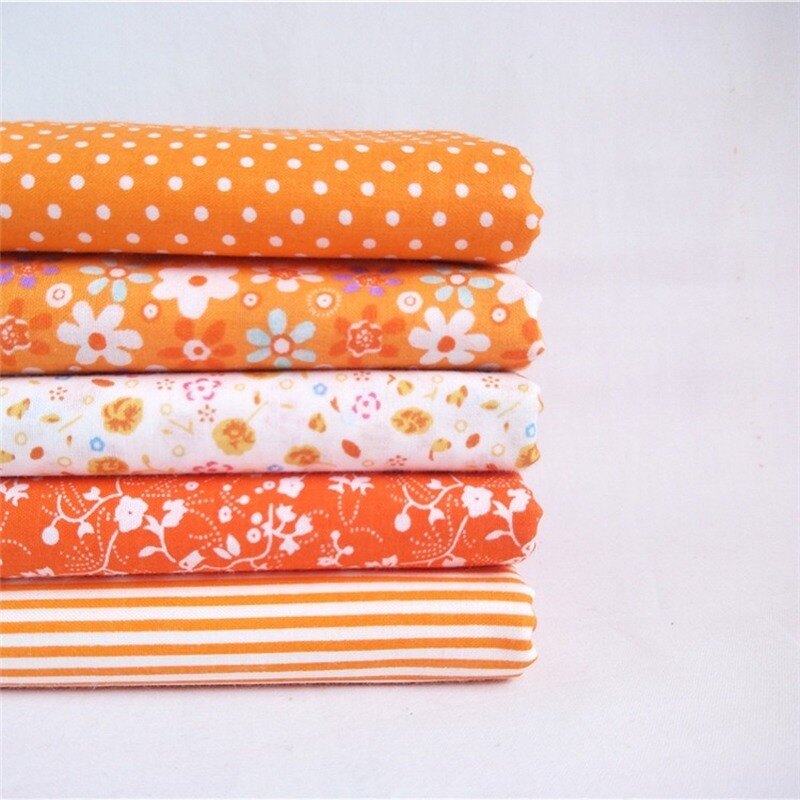 Pure Cotton Plain Hand-made Cloth Group 50 * 50cm Rural Patchwork Style Multi Color Into DIYfabric by the yard