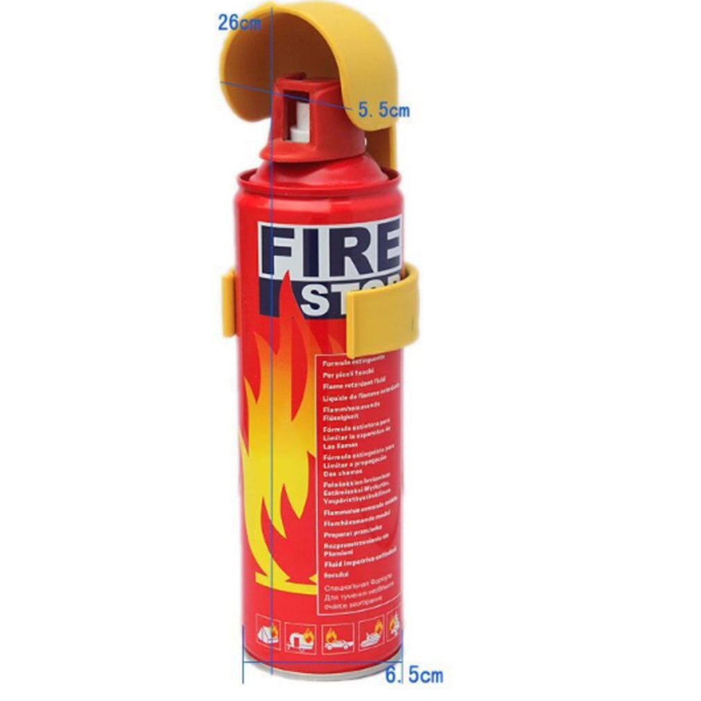 Portable mini portable car vehicle with water foam fire extinguishing