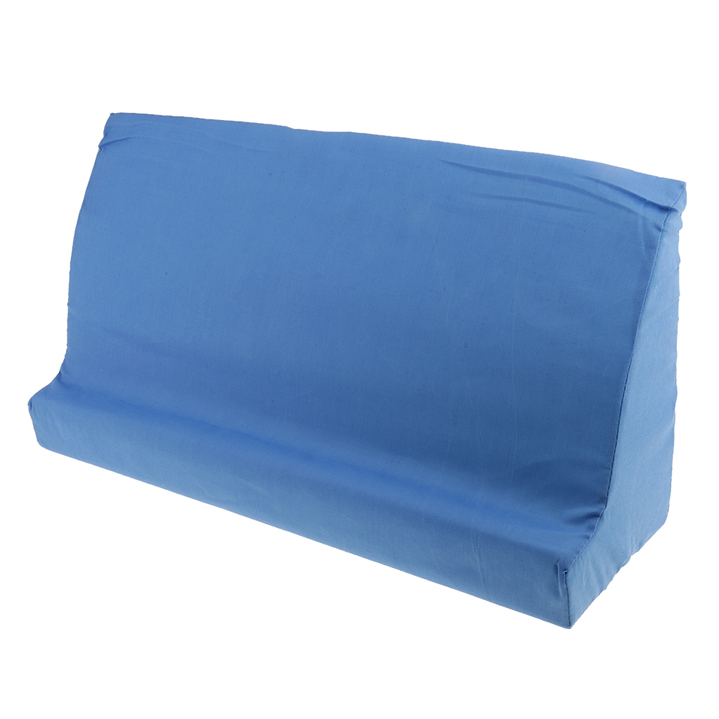Foam Wedge Pillow Elevation Cushion Lumbar Support Zippered Cover