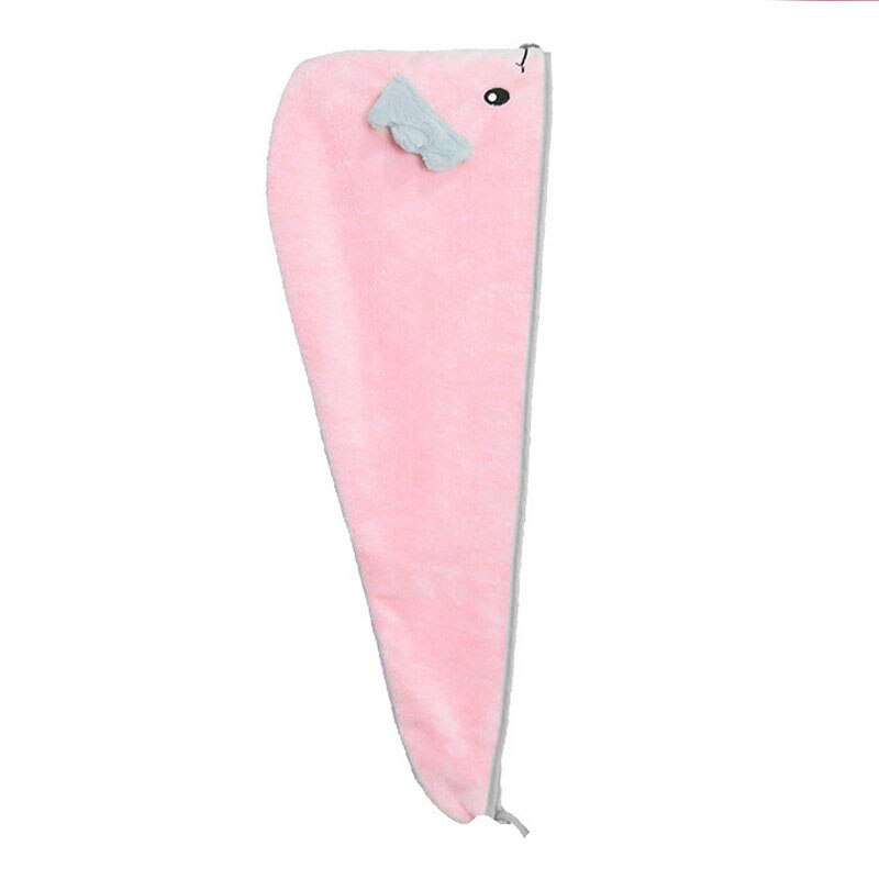 Haar Handdoek Microfiber Handdoek Magie Doekjes Handdoek Haar Douche Drogen Capbath Voor Thuis Handdoeken Badkamer Microfiber Solid Snel: Pink2.1