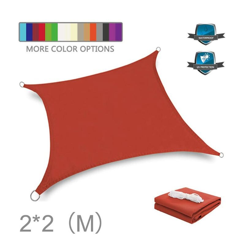 Buitenzonwering, waterdichte zonwering, polyester zonnescherm, bescherming, luifel, tuin, terras, zwembad, schaduwdoek: C 1