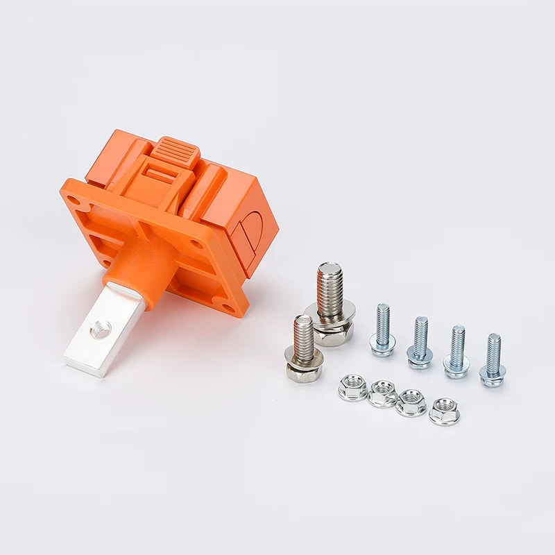 Through-wall 250A lithium battery connected with 350A power battery single-core high-current energy storage cabinet terminal