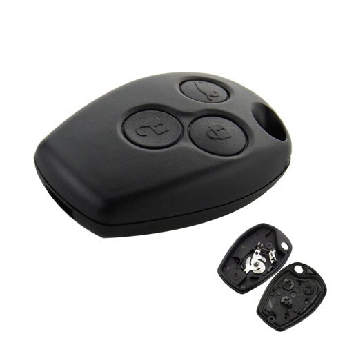 2/3 Knop Ongesneden Blank Blade Vervangende Auto Sleutel Cover Case Fob Voor Renault Dacia Modus Clio 3 Twingo Kangoo Sleutel shell: 3B no blade