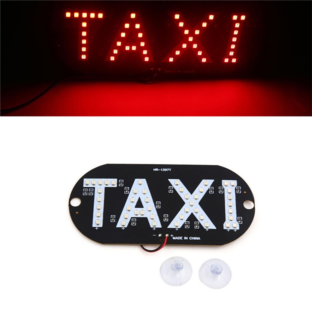Universele Taxi Voorruit Voorruit Sign Led Licht Auto Hoge Helderheid Lamp Universele Auto Styling Accessoires Interieur