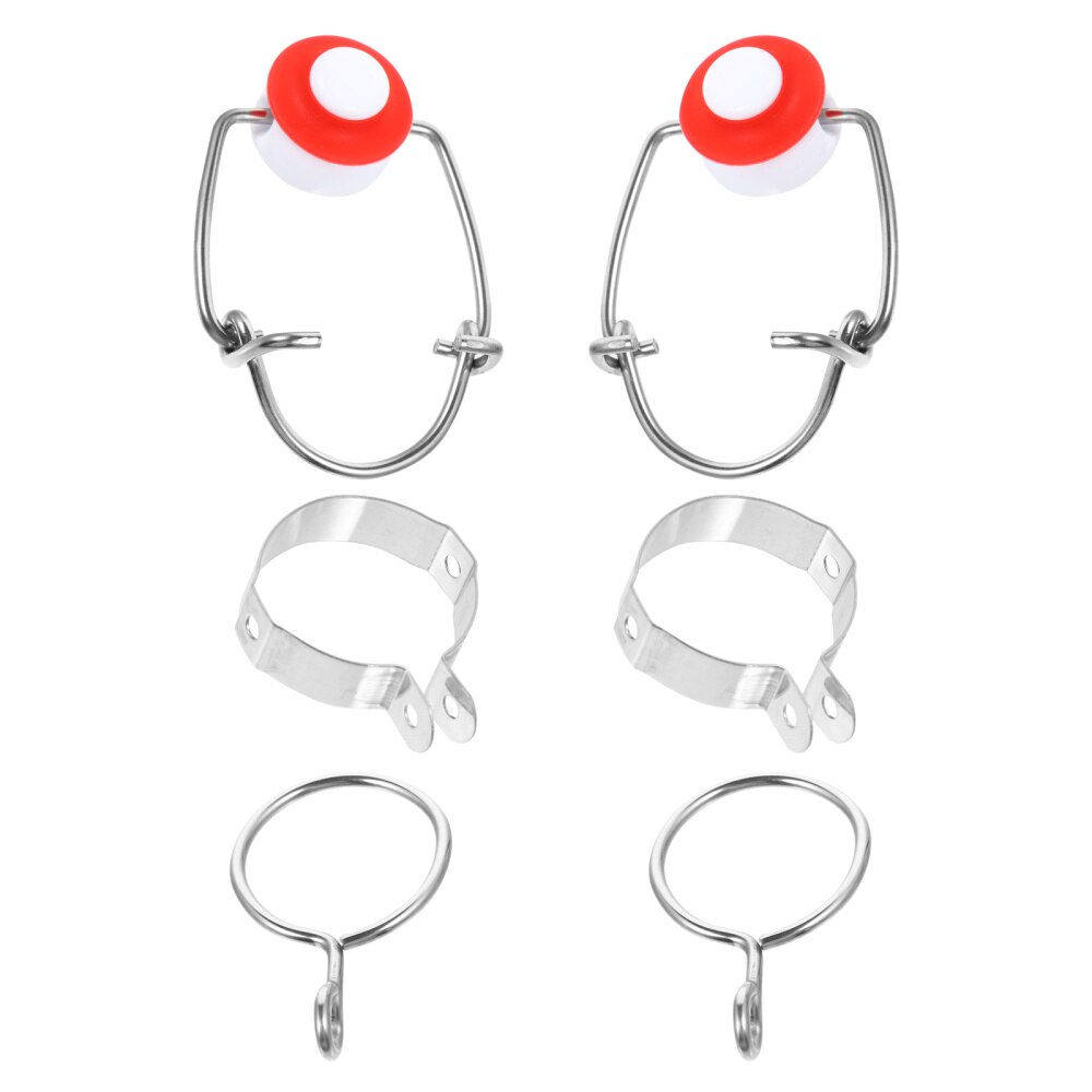 2pcs Champagne Bottle Stopper Portable Sealer Stopper Plug Stopper for Home Bar: Default Title