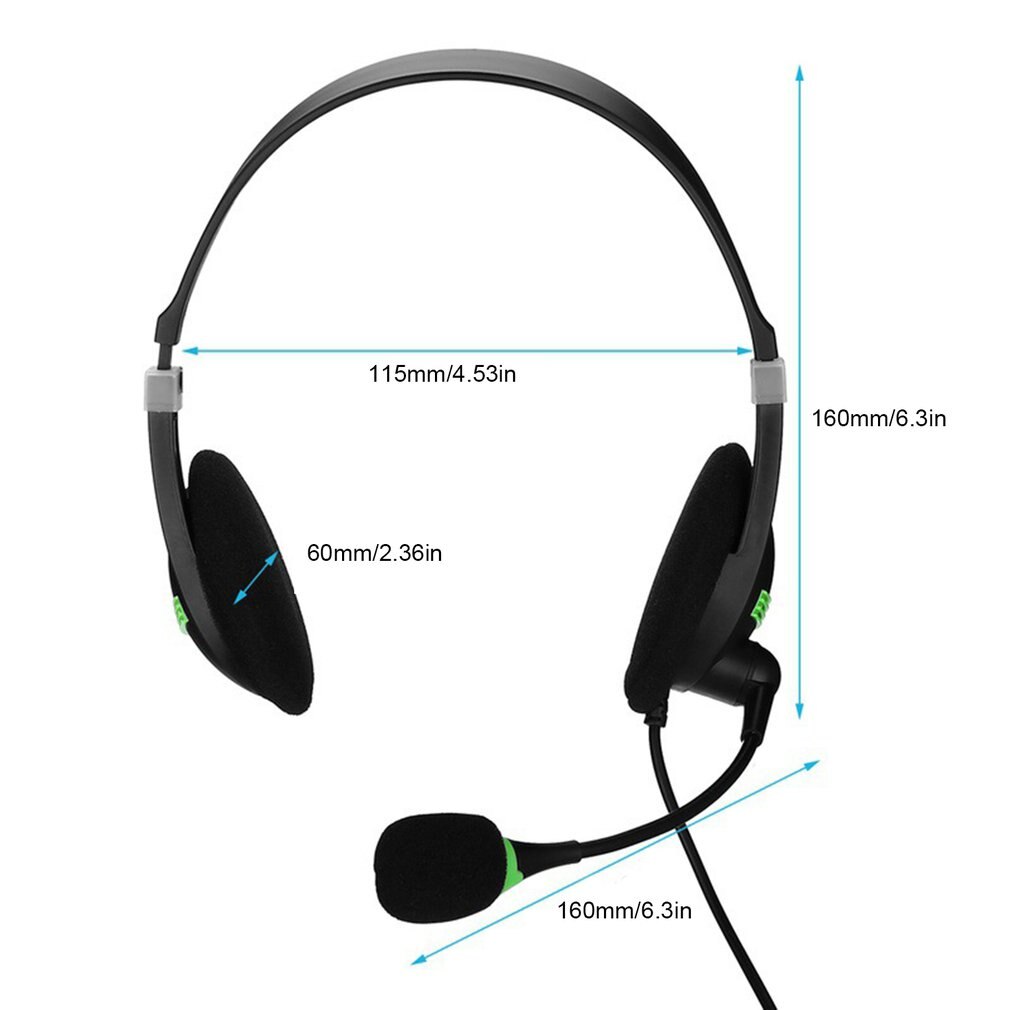 3.5mm interfejs USB na głowę gamingowy zestaw słuchawkowy Laptop PC Earphon z mikrofonem izolacja w dół przewodowy słuchawki Stereo