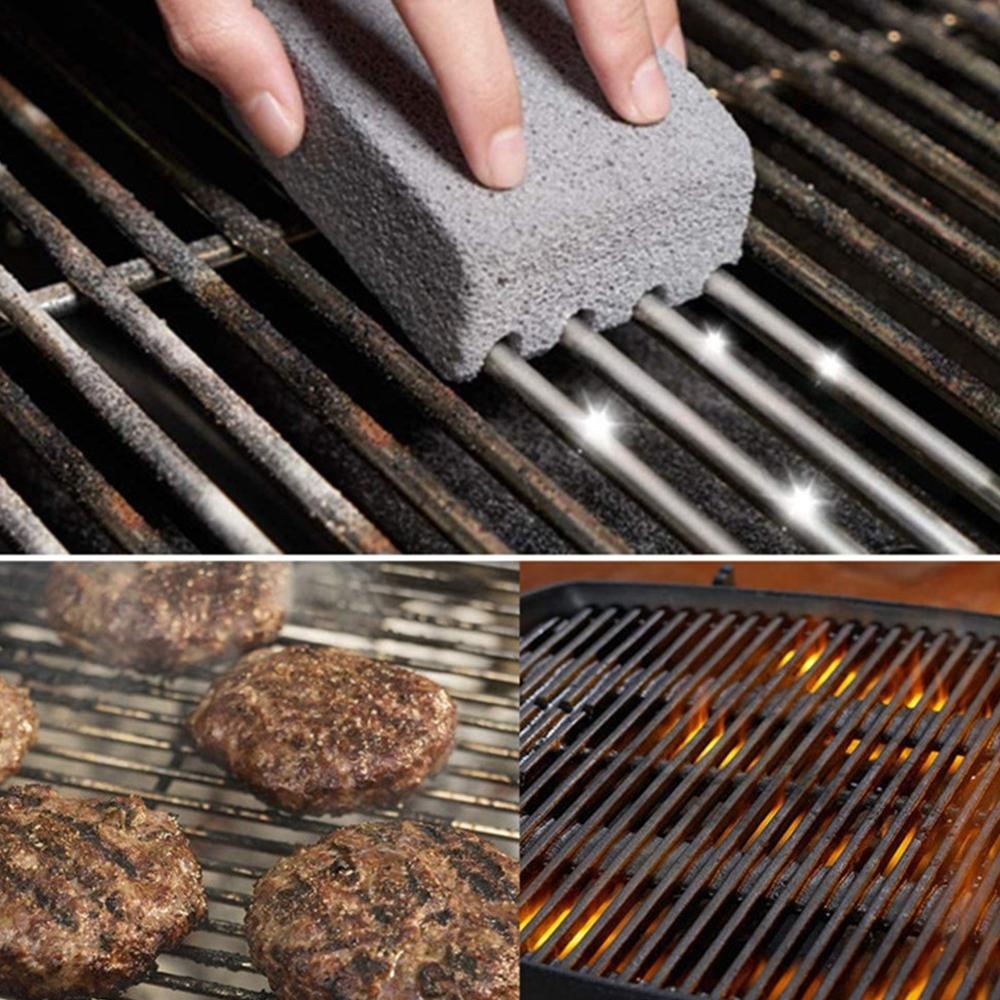 8 Pack Grill Griddle Cleaning Brick Block Pumice Stone Cleaning Brick De-Scaling Cleaning Stone for Removing Grease Stains Dirt