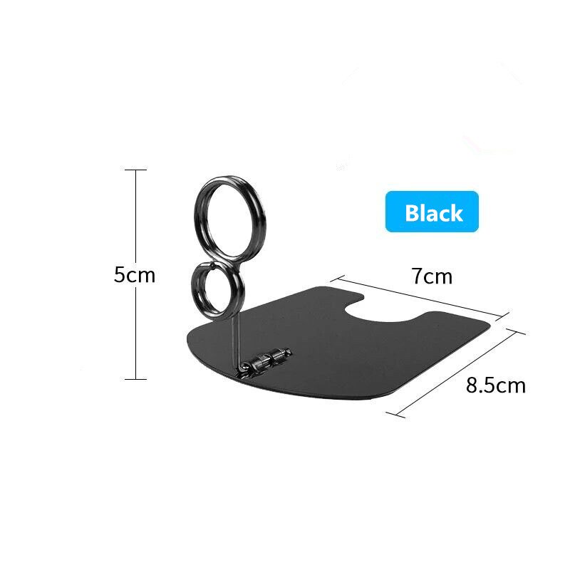 Tabletop Menu Label Harp-Clip Table Number Recipe Holder ReservedPlace Card Holder Stand For Restaurants Wedding Banquets: Black