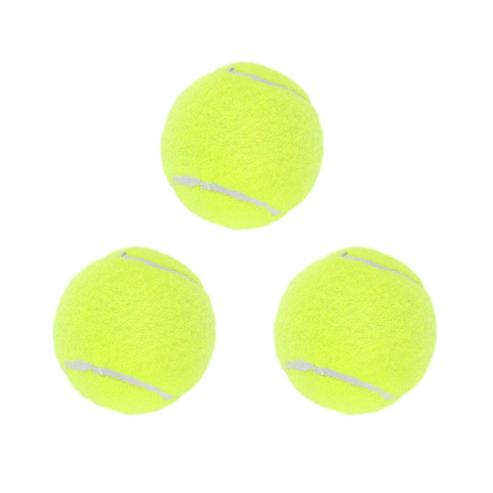 Reinforced Rubber Tennis Ball Shock Absorber High Elasticity Durable Training Ball For Club School Training