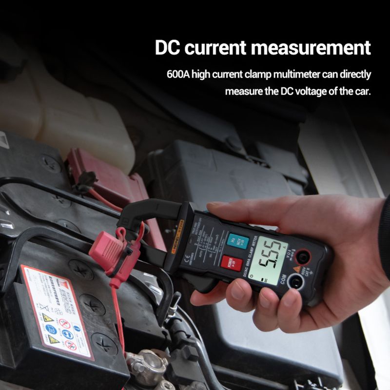 ST206 Digital Multimeter Clamp Meter 6000 Counts Amp Current Clamp Measure Tester Voltmeter