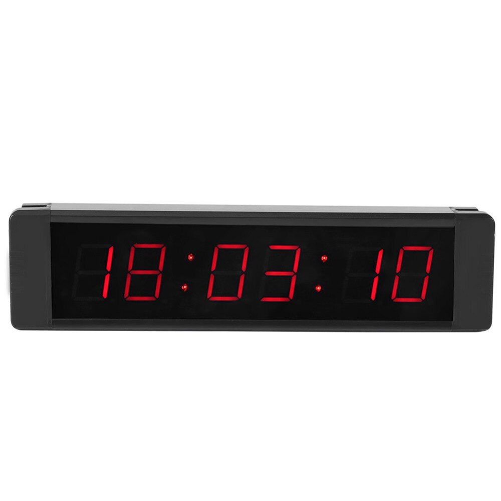 Reloj de pared con pantalla Digital LED, cronómetro electrónico de alta precisión con Control remoto GI6T-1R, para entrenamiento deportivo, gimnasio