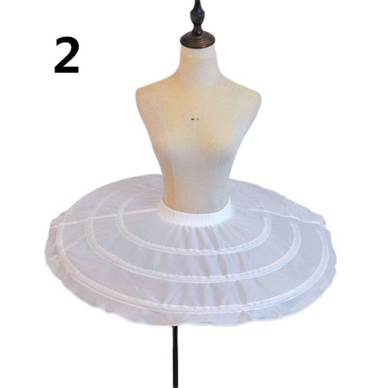 Jupon de mariée Crinoline, sous-jupe, robe de bal, cerceau, Lolita, en Tulle, longs Slips, blanc, jupe bouffante Rockabilly