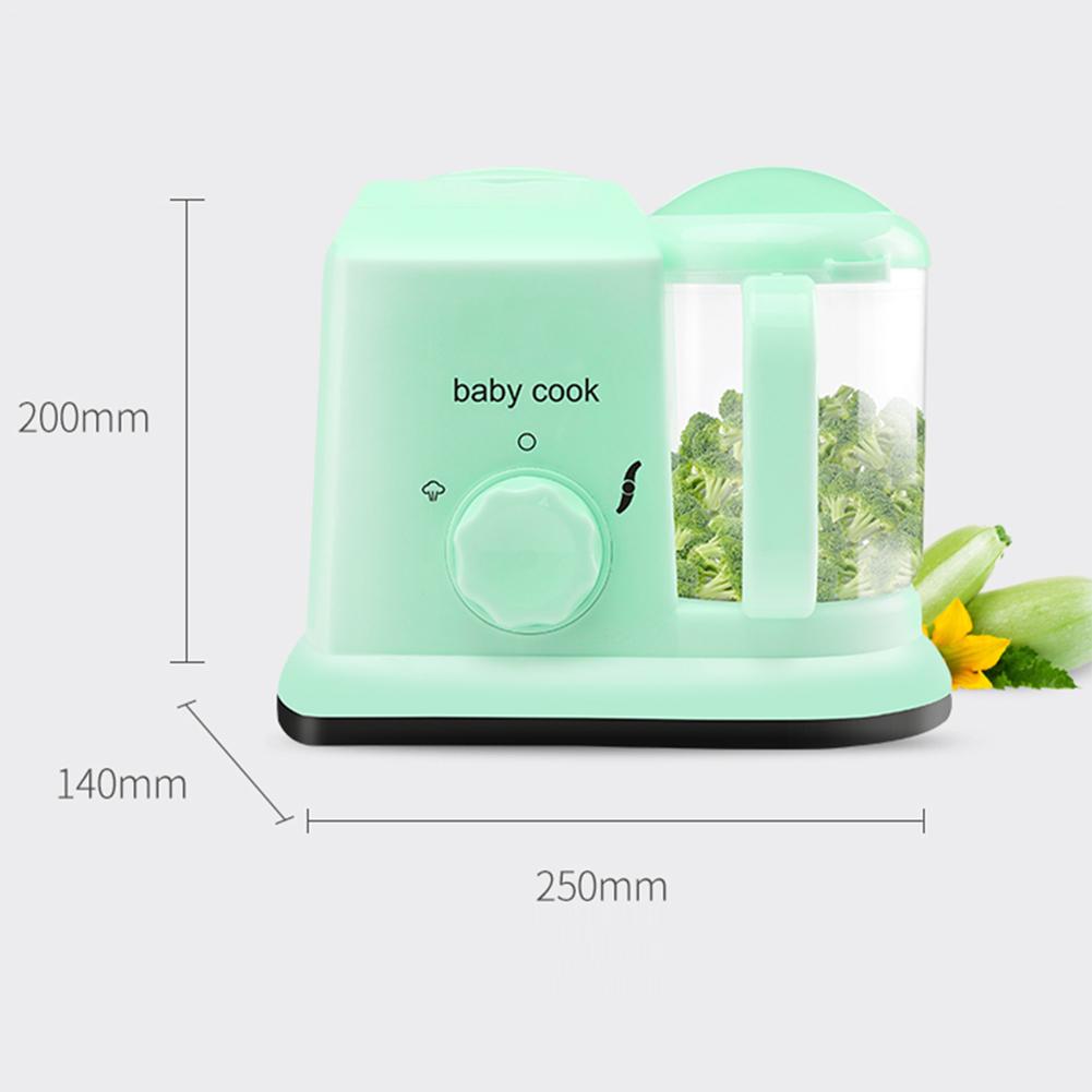 5-in-1 400W Baby Food Maker Processor With Steam Cooker Blender Defroster Heating Disinfection Multi-functional Food Processor