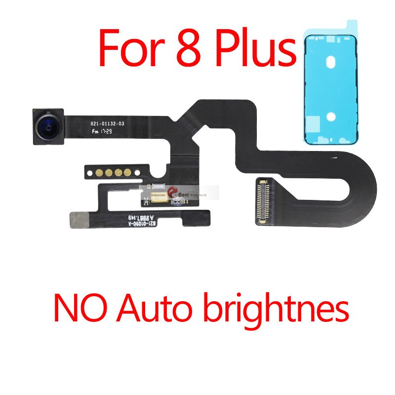 1pcs Proximity Sensor Light Flex Cable For iPhone 7 8 Plus 5.5 Front Camera with screws earpiece Assembly: 8 Plus No  bright