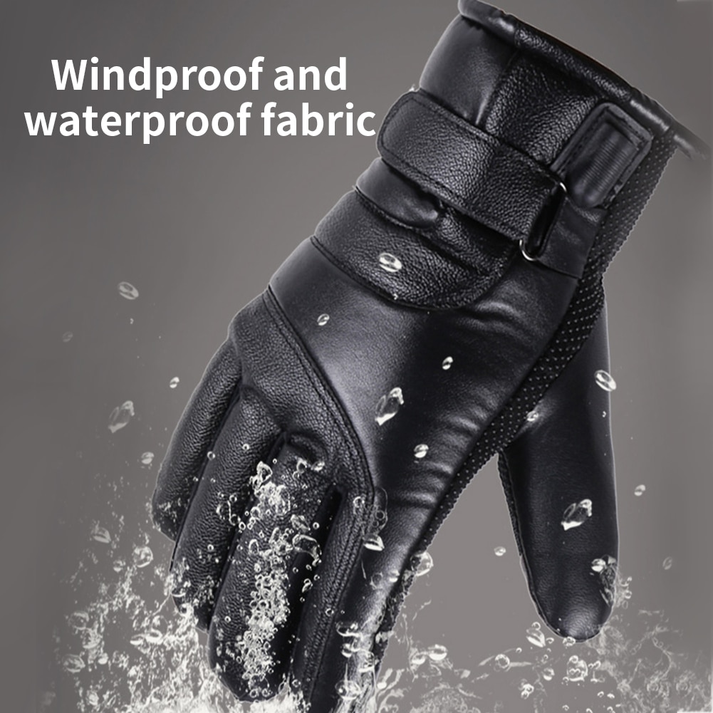 1 Paar Usb Aangedreven Universele Motorfiets Verwarming Handschoenen Met Usb Switch Knop