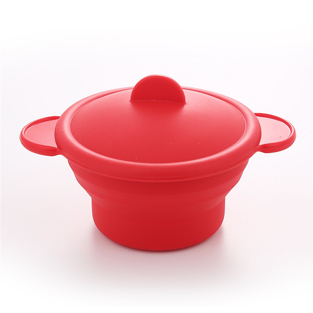 Realand Silicone Microwave Oven Steamer Kitchen Cooking Tools Cooker Oval Grain Cereal Vegetable Multi Bowl Plate Cookware