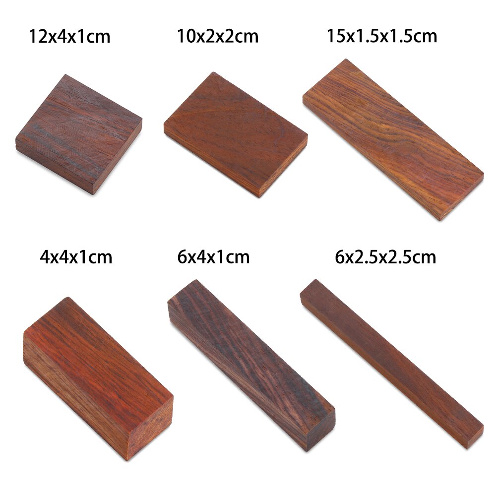1PC Handmade Dalbergia Wood Scales Wood Block Handle Cutter Carving tools Making sculpture DIY Material