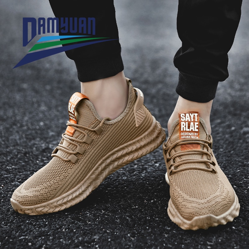 Damyuan løpesko komfortable uformelle sommer sportssko for menn sklisikre slitesterke sneakers for menn