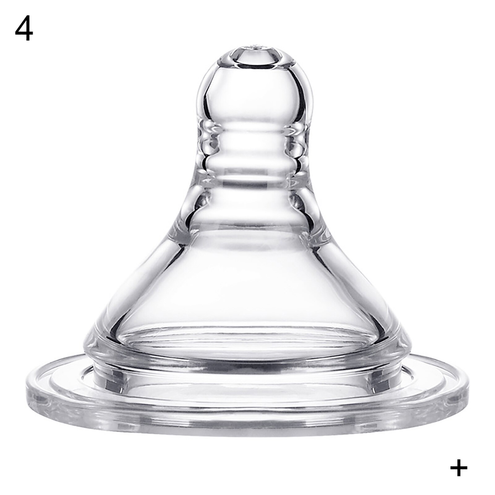 Baby Newborns Soft Safety Liquid Silicone Pacifier Nipple Natural