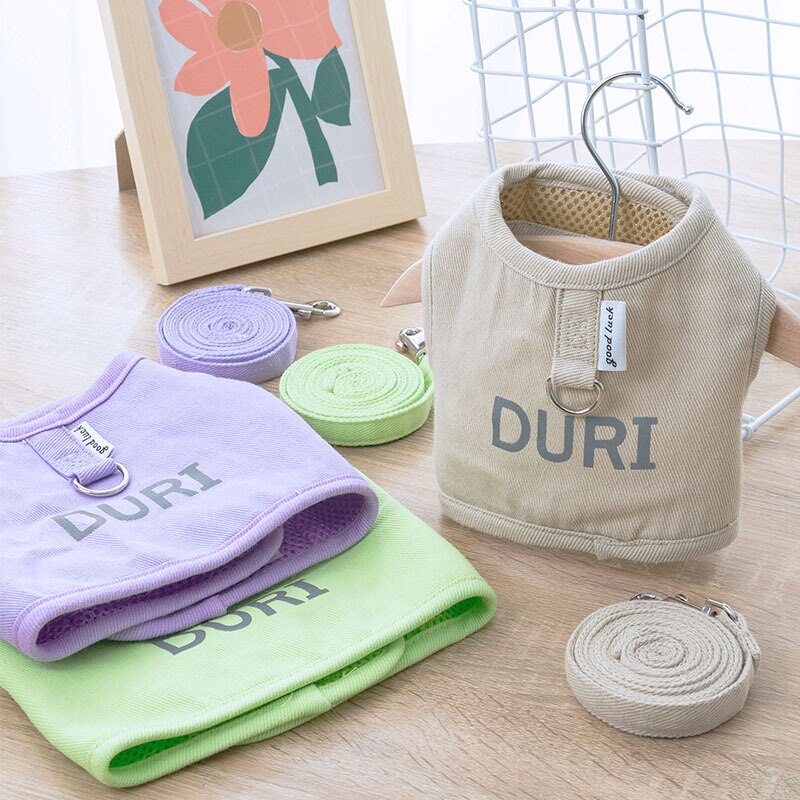 Zomer Kat Harness En Leash Set Ademend Mesh Hondenlijn Pet Vest Kleding Harnas Voor Kleine Honden Kat Leiband hond Harnas