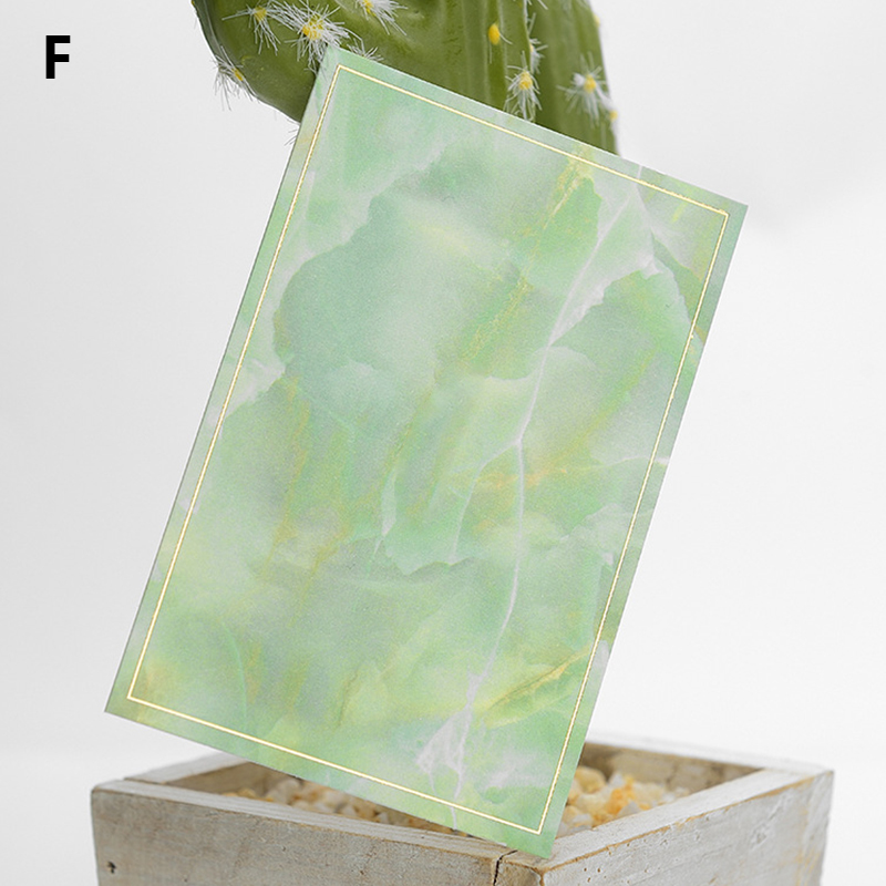 1PC Marbled Gold Stamping Card Fold Greeting Card Birthday Wishes Wedding Invitation Card Festival Party Supplies: Type F