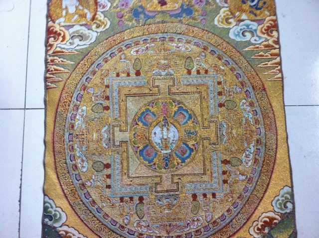 36 inch china Tibet borduurwerk Zijde fengshui de ... – Vicedeal
