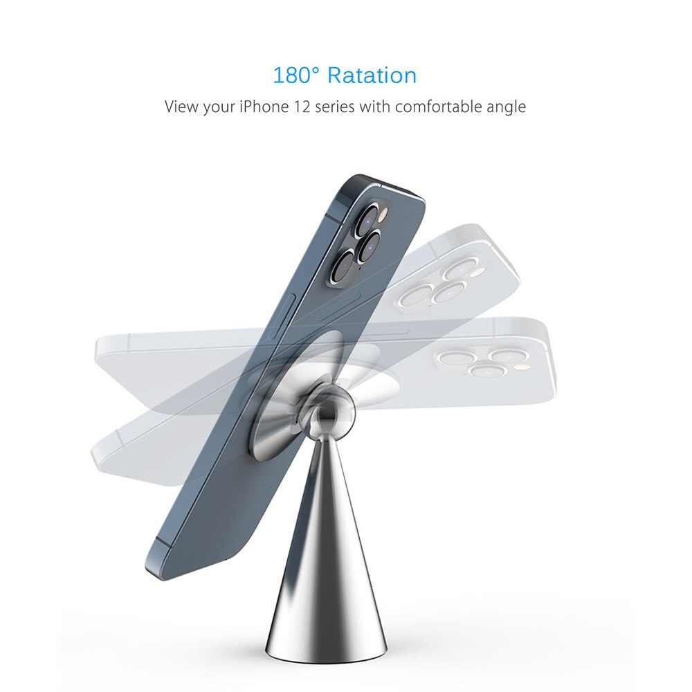 Magnetic Stand for iphone 12 Desktop Charging Pad Phone Holder Magnet Wireless Charger for iPhone 12 Pro Max mini