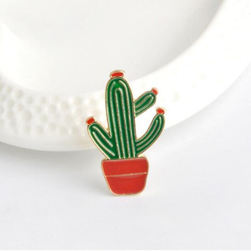 Mexicaanse Gitaar Cactus Planeet Epoxy Metalen Pin Badge Jeans Meisje Bag Mode-sieraden Badge Decoratie: C