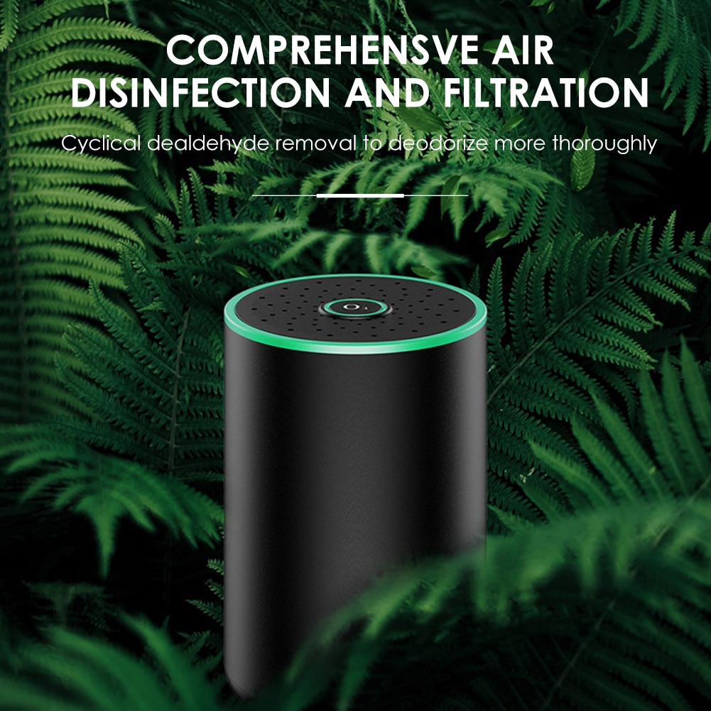 Q4 Portable Car Ozone Disinfection Machine Generator Air Purifier Deodorant Travel Car to go to Formaldehyde Air Disinfection