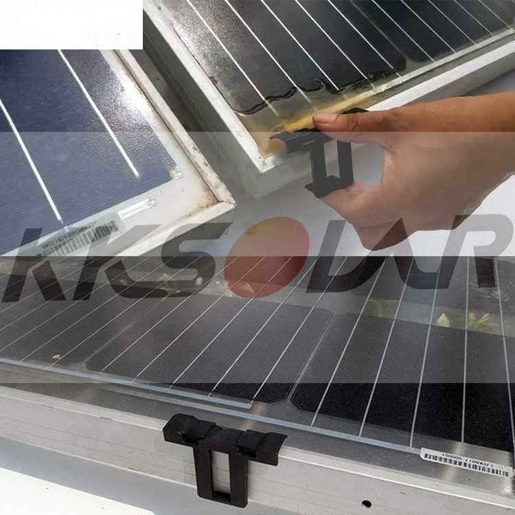 Clips de vidange d&#39;eau pour panneau solaire, 24 pièces, 35mm 40mm, Modules PV, Clips de nettoyage pour vidange d&#39;eau