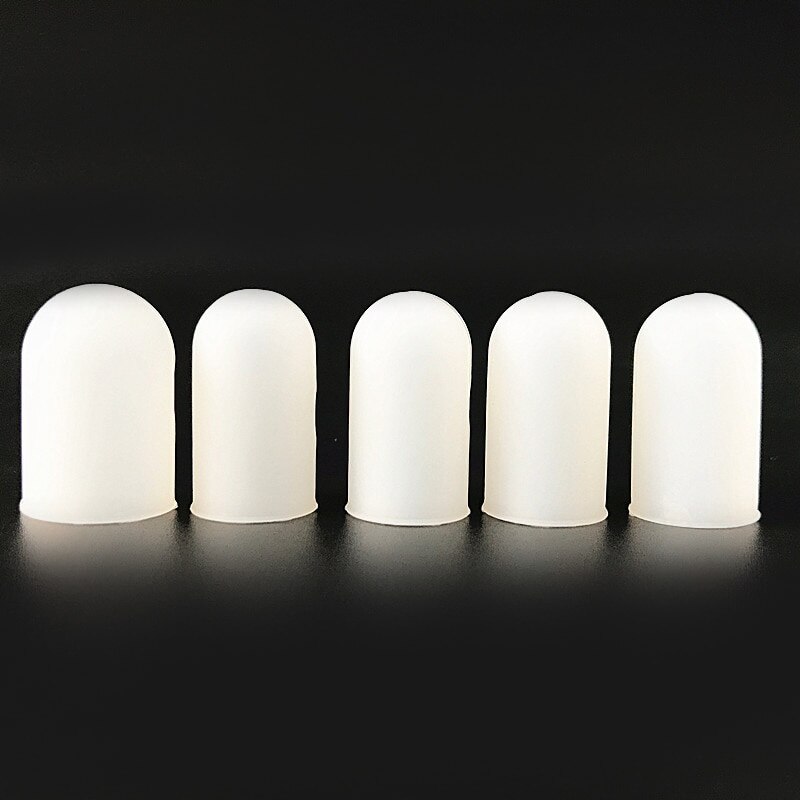 5pcs Silicone Fingers Cover Cap Fingertip Protector Insulation Finger Guard Anti-skid Set Finger Protect Barbecue Kitchen Tools: Default Title